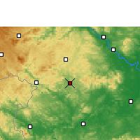 Nearby Forecast Locations - Daxin - Map