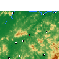 Nearby Forecast Locations - Rong Xian/GXA - Map