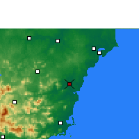 Nearby Forecast Locations - Qionghai - Map