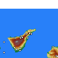 Nearby Forecast Locations - Tenerife/North - Map