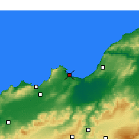 Nearby Forecast Locations - Arzew - Map