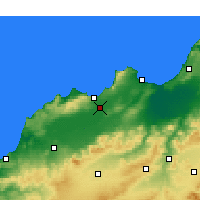 Nearby Forecast Locations - Es Sénia - Map