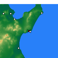Nearby Forecast Locations - Nabeul - Map