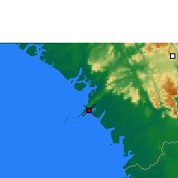 Nearby Forecast Locations - Conakry - Map