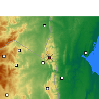 Nearby Forecast Locations - Lomahasha - Map