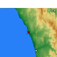 Nearby Forecast Locations - Port Nolloth - Map