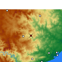 Nearby Forecast Locations - Ulundi - Map
