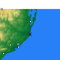 Nearby Forecast Locations - Cap Lucia - Map