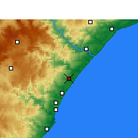 Nearby Forecast Locations - Shakaskraal - Map