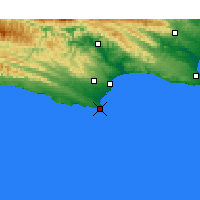 Nearby Forecast Locations - St Francis Bay - Map