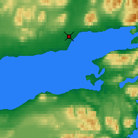 Nearby Forecast Locations - Iliamna - Map