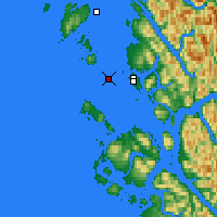 Nearby Forecast Locations - Lucy Islands - Map