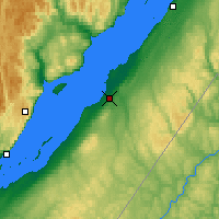 Nearby Forecast Locations - La Pocatière - Map