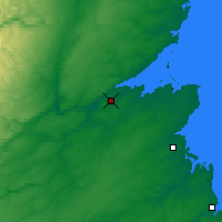 Nearby Forecast Locations - Miramichi - Map