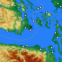 Nearby Forecast Locations - Victoria Uni. - Map