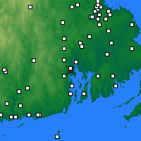 Nearby Forecast Locations - Providence - Mapa