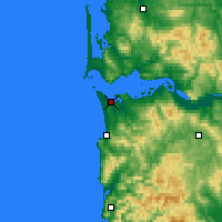 Nearby Forecast Locations - Astoria - Map