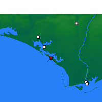 Nearby Forecast Locations - Tyndall - Map