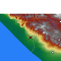 Nearby Forecast Locations - Tapachula de Cordova y Ordoñez - Map