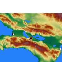 Nearby Forecast Locations - Jimaní - Map