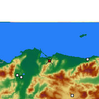 Nearby Forecast Locations - Tela - Map