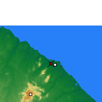 Nearby Forecast Locations - Fortaleza - Map
