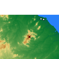 Nearby Forecast Locations - Guaramiranga - Map