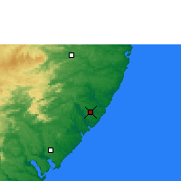 Nearby Forecast Locations - Porto De Pedras - Map