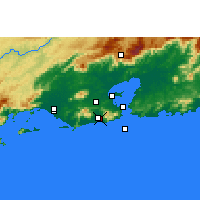 Nearby Forecast Locations - Barra da Tijuca - Map