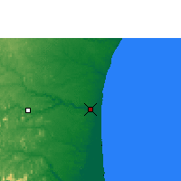 Nearby Forecast Locations - São Mateus - Map
