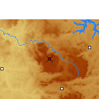 Nearby Forecast Locations - Poços de Caldas - Map