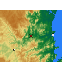 Nearby Forecast Locations - Indaial - Map