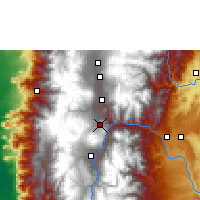 Nearby Forecast Locations - Quero Chaca - Map