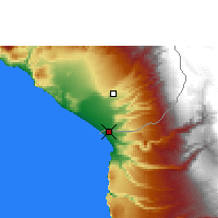 Nearby Forecast Locations - Arica - Map