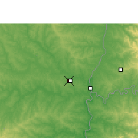 Nearby Forecast Locations - Guaraní Intl. Airport - Map