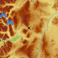 Nearby Forecast Locations - Esquel - Map