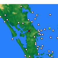 Nearby Forecast Locations - Wellsford - Map