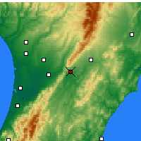 Nearby Forecast Locations - Woodville - Map