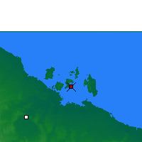Nearby Forecast Locations - Centre Island - Map