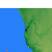 Nearby Forecast Locations - Kalbarri - Map