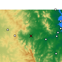 Nearby Forecast Locations - Gatton - Map
