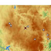 Nearby Forecast Locations - Bathurst - Map