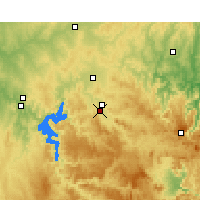 Nearby Forecast Locations - Mudgee - Map