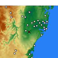 Nearby Forecast Locations - Campbelltown - Map