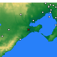 Nearby Forecast Locations - Geelong - Map