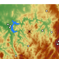 Nearby Forecast Locations - Hunters Hill - Map