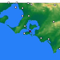 Nearby Forecast Locations - Rhyll - Map
