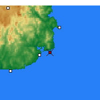 Nearby Forecast Locations - Gabo Island Lighthouse - Map