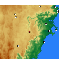 Nearby Forecast Locations - Nerriga - Map