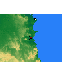Nearby Forecast Locations - Cooktown - Map